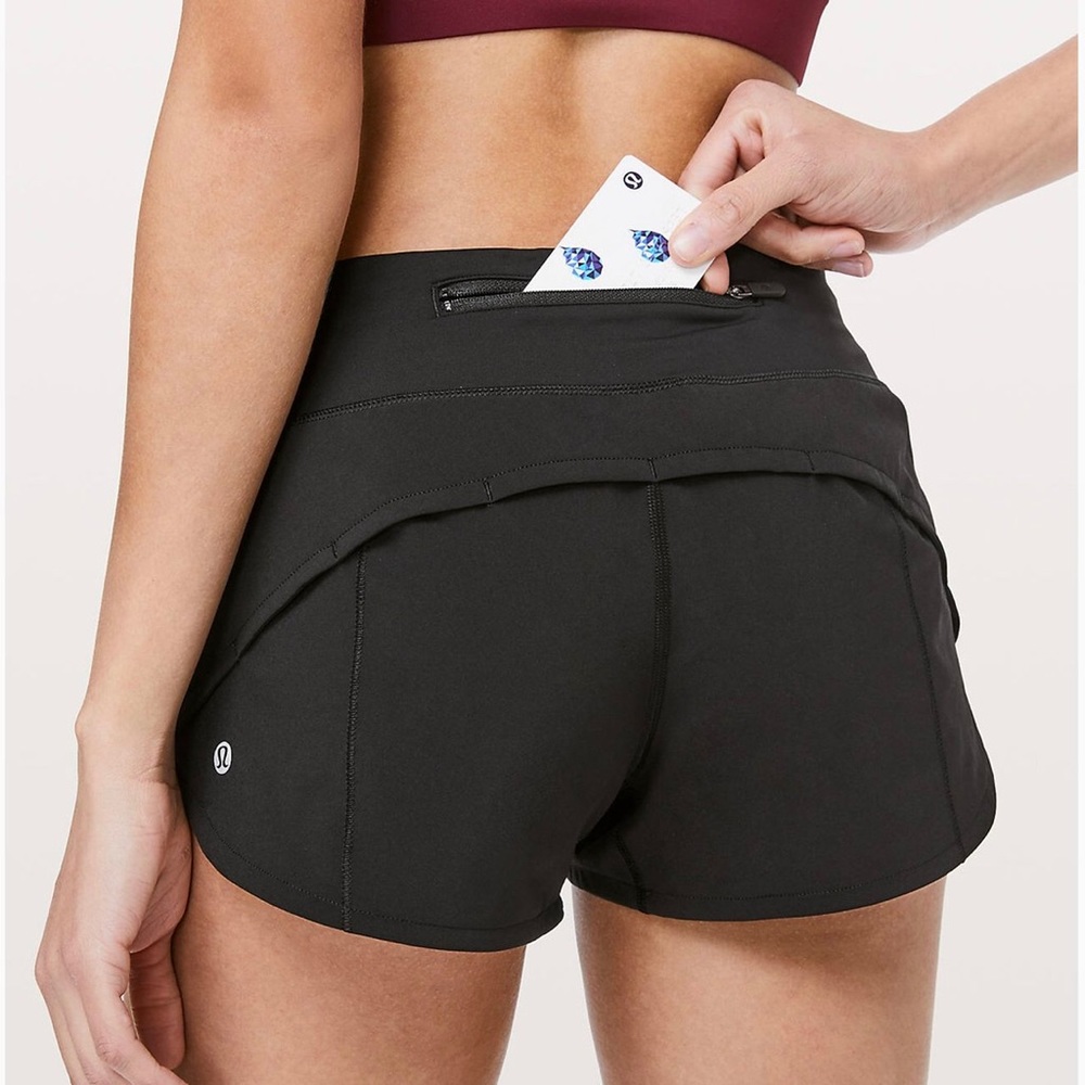 Lululemon Black Speed Up Short